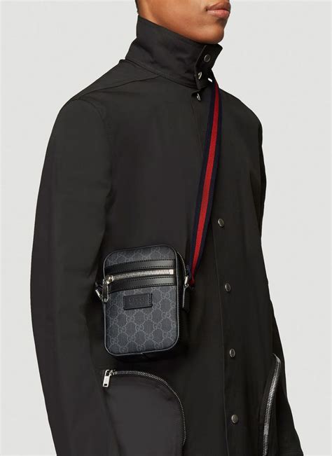 gucci male crossbody bag|shoulder bag gucci crossbody men's.